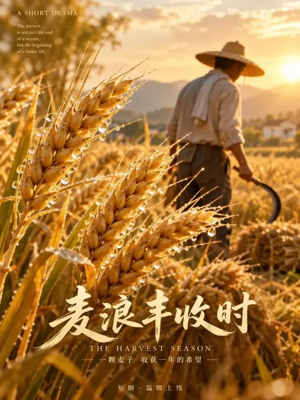 《麦穗金黄时》- 黄豆魔改短剧年代记忆短剧封面