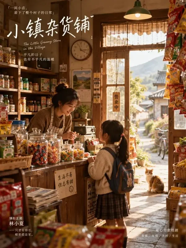 《村头小卖部》- 黄豆魔改短剧生活喜剧短剧封面