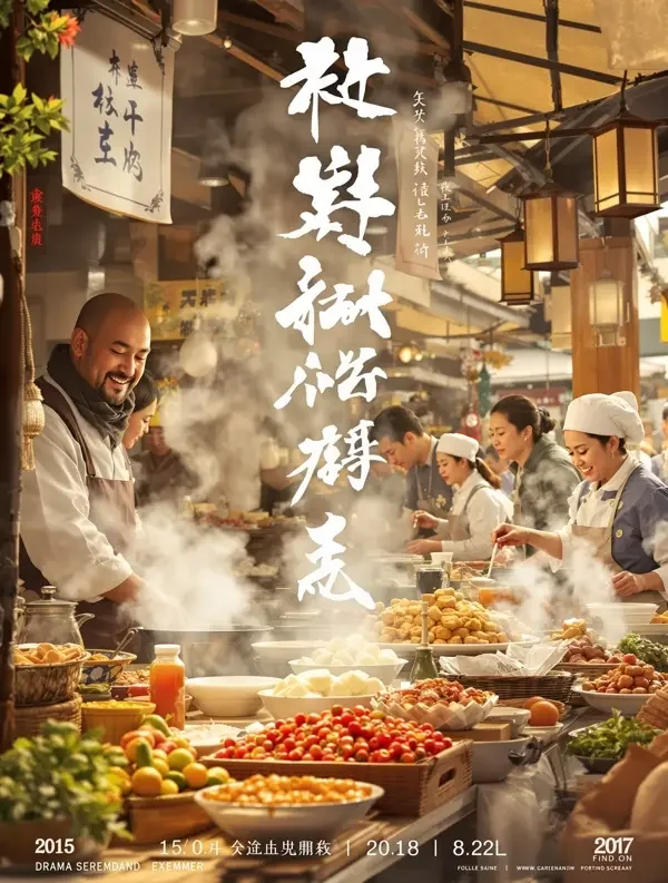 《小镇菜市场的早晨》- 黄豆魔改短剧市井生活短剧封面